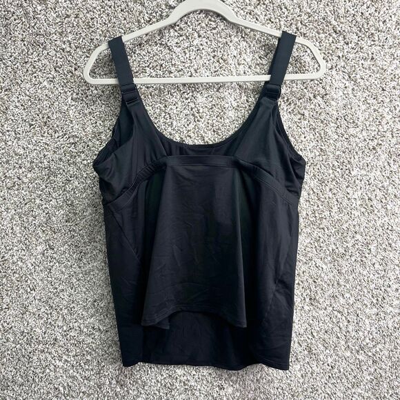 Nike Black Tankini Swimsuit Top in Size 1X - Picture 3 of 4